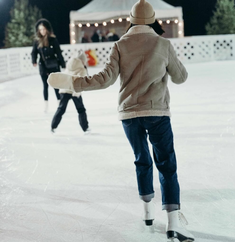 winter skating activity in NY
