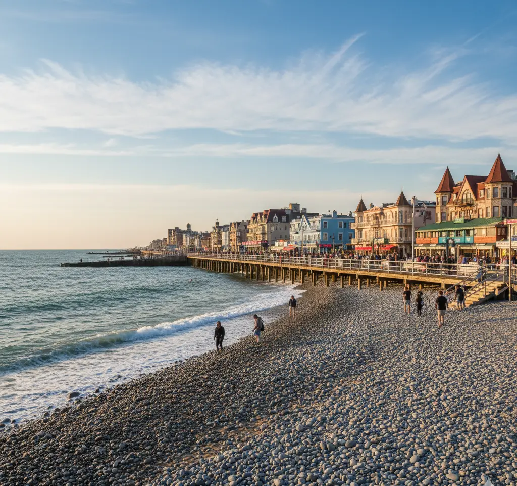 Brighton beach brooklyn view day time view