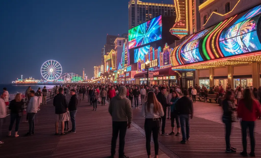 things to do in Atlantic city at night