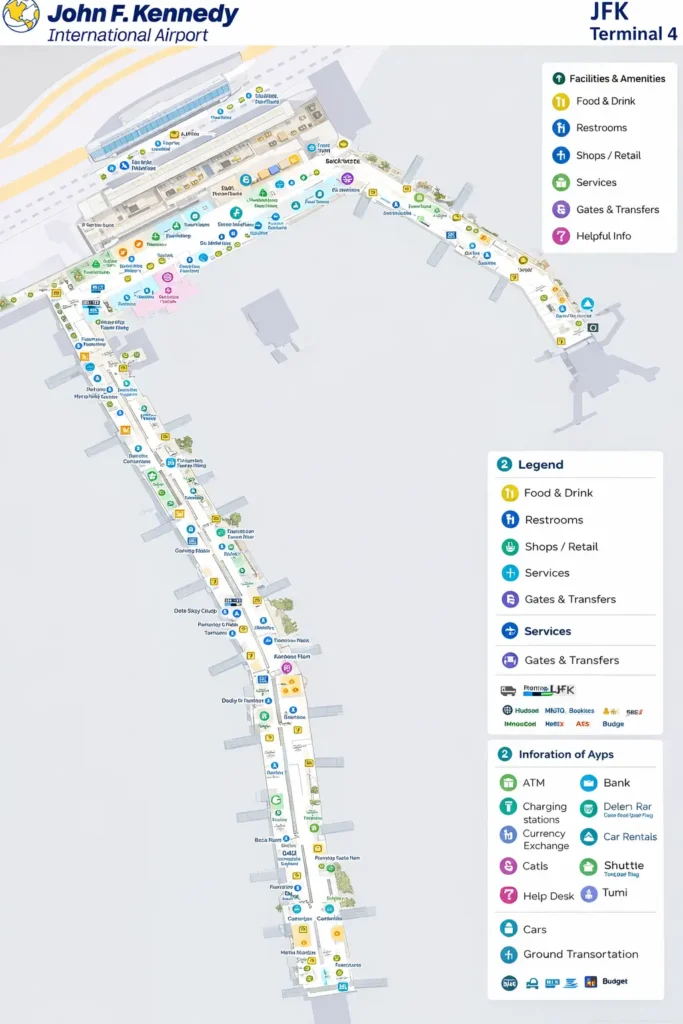 jfk terminal 4 map