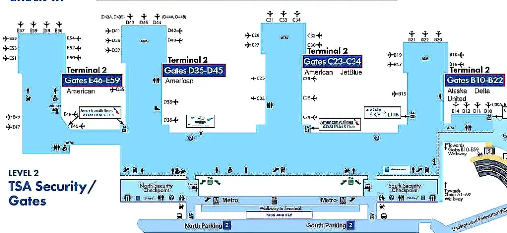 dca terminal 2 map