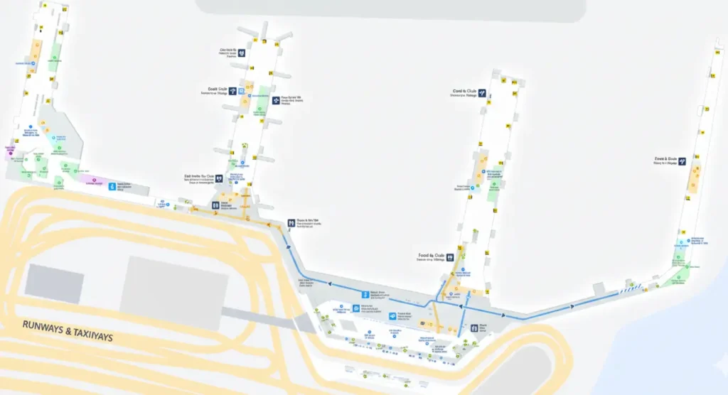 terminal C laguardia map